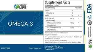 Omega 3 - Supplement Facts