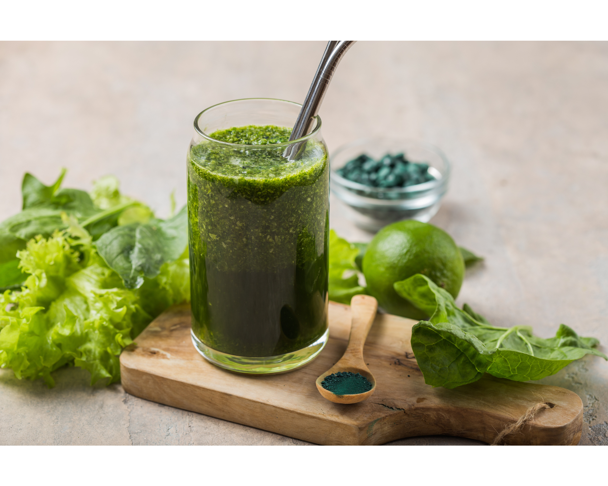 Chlorella supplements are easily accesible and can be added to your every day diet.