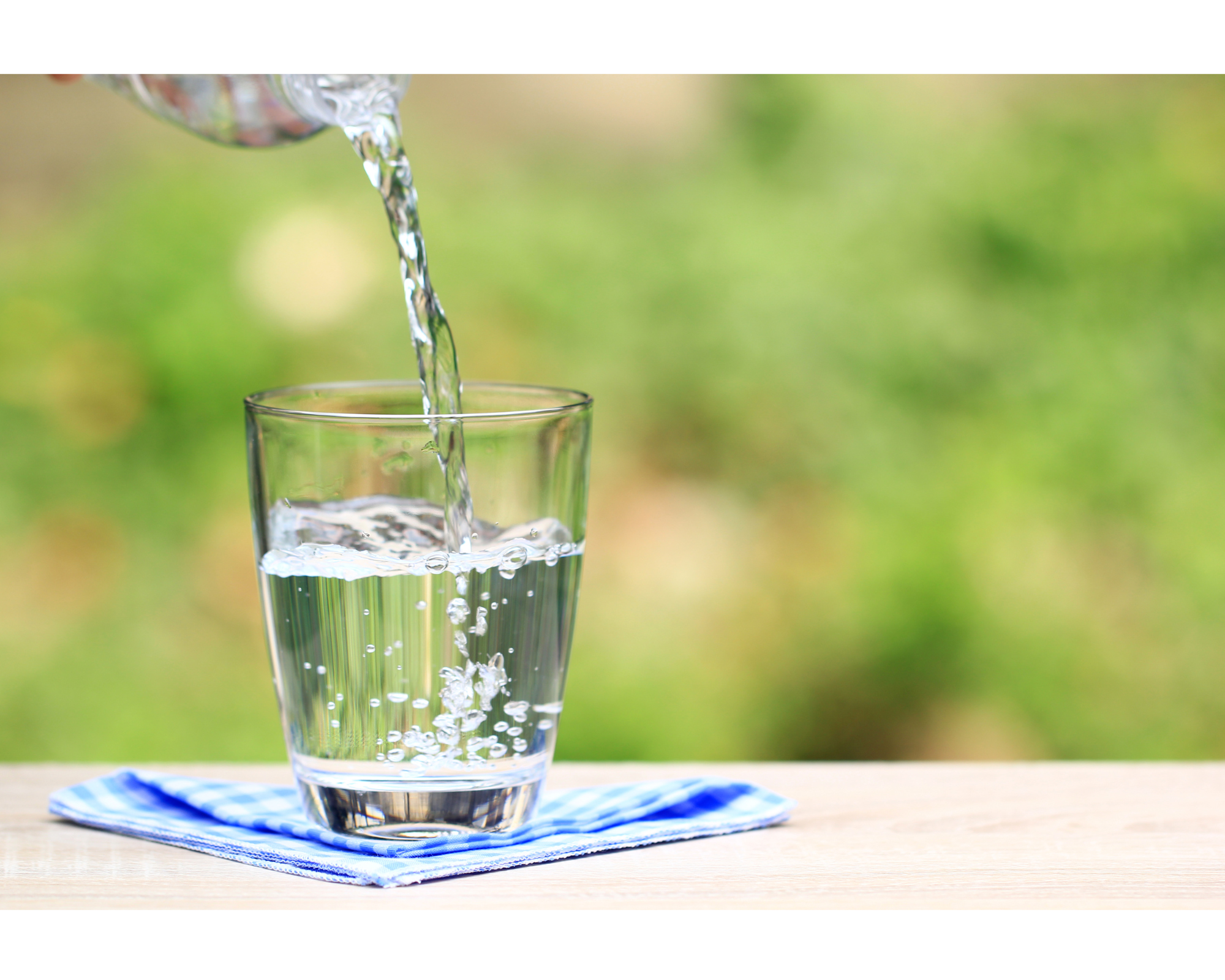 Water is an inorganic compound with the chemical formula H₂O.