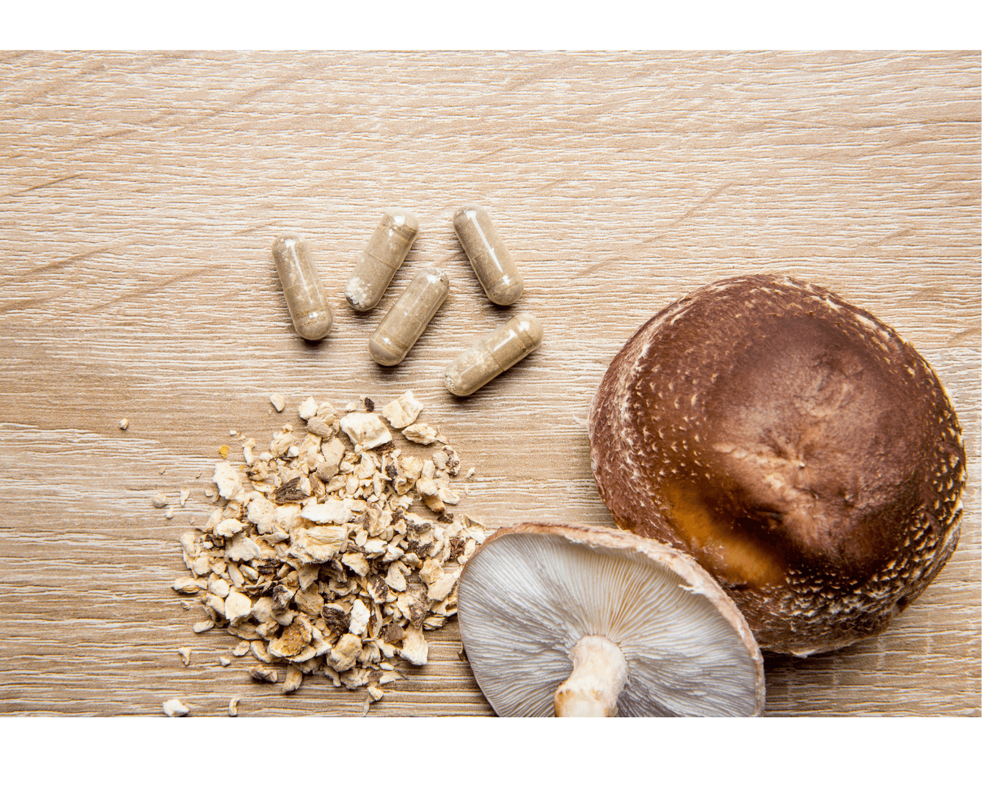 Mushroom supplements have many health benefits on our body, including improved immune defence.