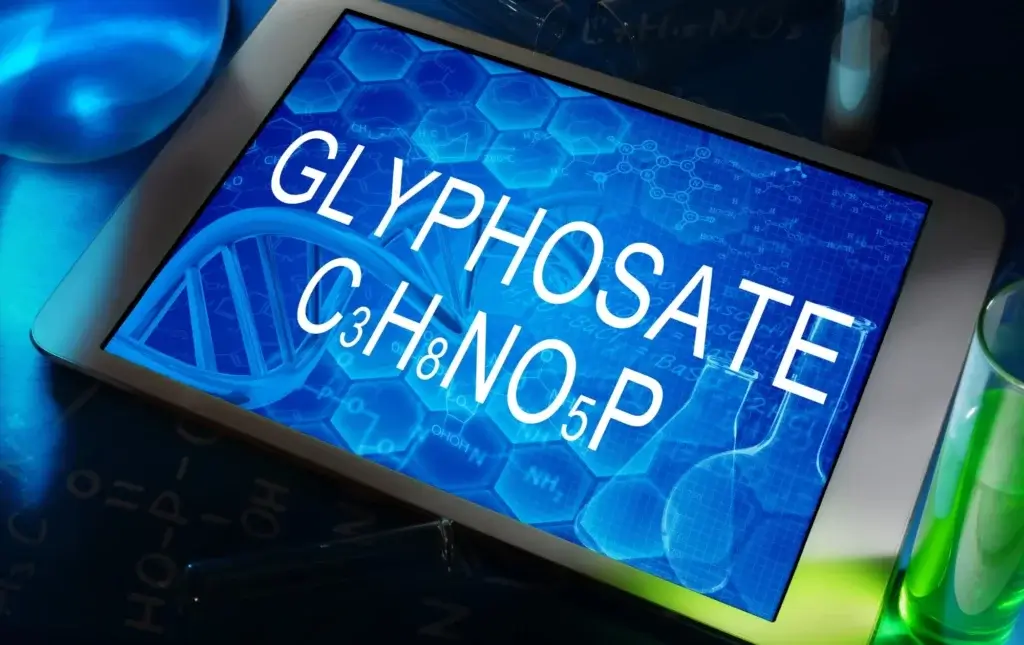 The molecular formula of glyphosate is C₃H₈NO₅P.